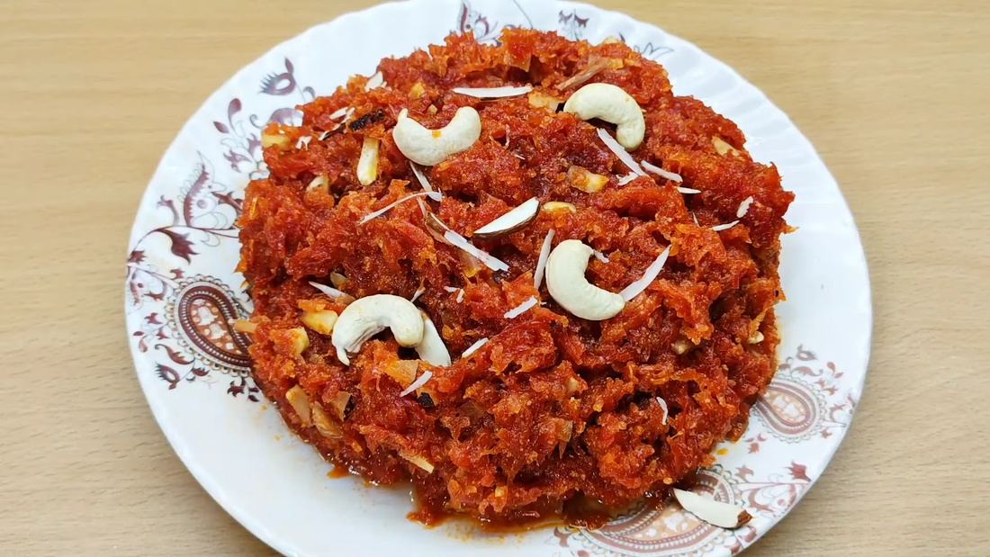 Gajar Halwa with Saffron - Recipe