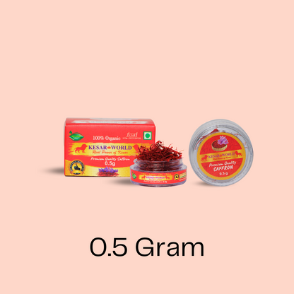KESAR WORLD Grade A+++ Original Saffron, 0.5 Gram
